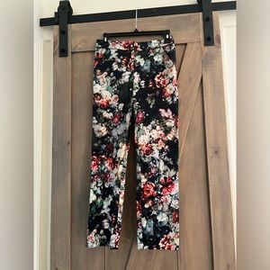 TOPSHOP Floral Trouser Pant